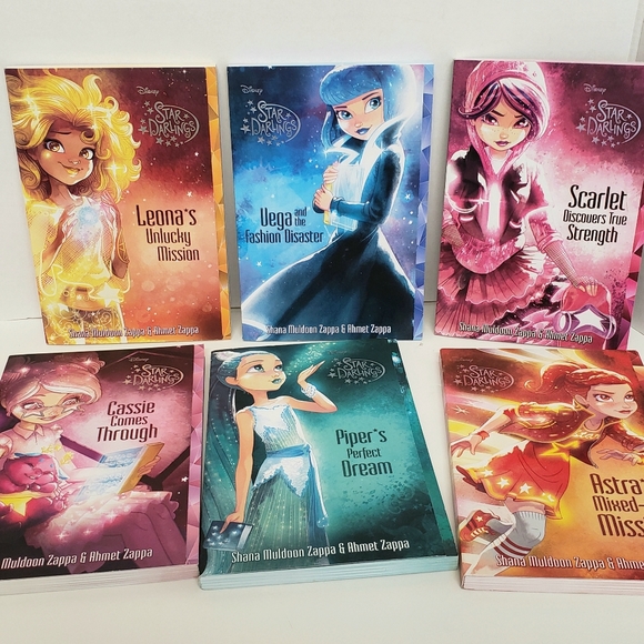 Disney Star Darlings Books Lot Of 6
